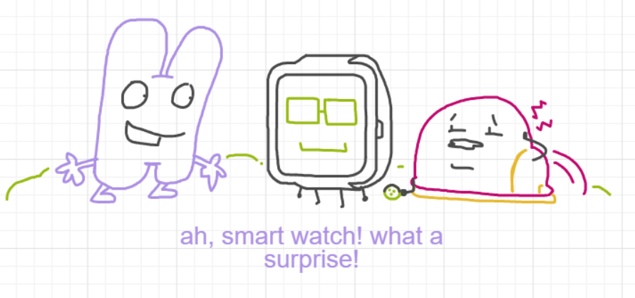 A panel from Ready Oar Knot, episode three of the Board Boards object show by Furretwalk/WalkingFurret.